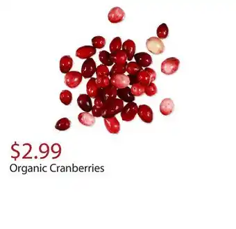 Trader Joe's Organic cranberries offer