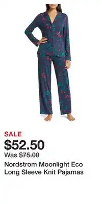 Nordstrom Nordstrom moonlight eco long sleeve knit pajamas offer