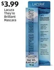 Aldi Lacura They're Brilliant Mascara offer