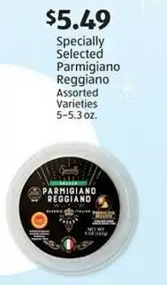 Aldi Specially Selected Parmigiano Reggiano offer