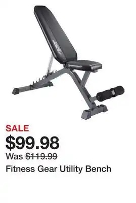 Dick's Sporting Goods Fitness gear utility bench offer