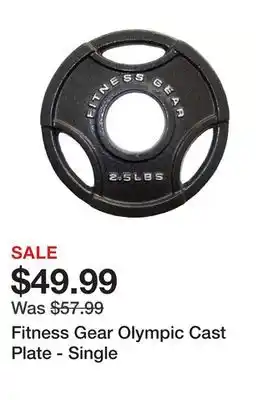 Dick's Sporting Goods Fitness gear olympic cast plate - single offer