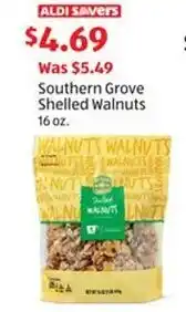 Aldi Southern Grove Shelled Walnuts 16 oz. offer