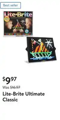 Walmart Lite-brite ultimate classic offer