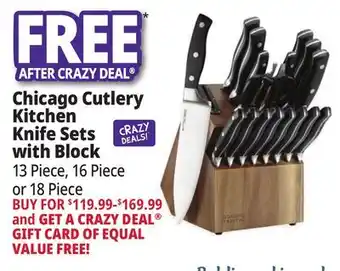 Ocean State Job Lot Chicago cutlery kitchen knife sets with block offer