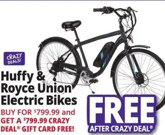 Ocean State Job Lot Electric bikes offer