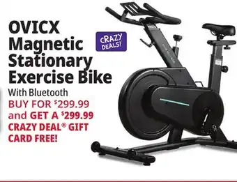 Ocean State Job Lot Ovicx magnetic stationary exercise bike offer