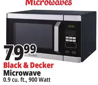 Ocean State Job Lot Black + decker 900w stainless steel microwave oven offer