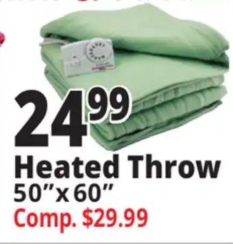Ocean State Job Lot Heated throw offer