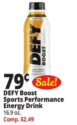 Ocean State Job Lot Defy boost sports performance energy drink offer
