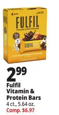 Ocean State Job Lot Fulfil vitamin & protein bars offer