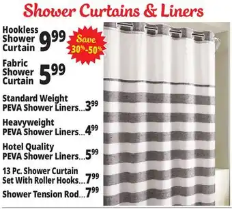Ocean State Job Lot Shower curtains offer