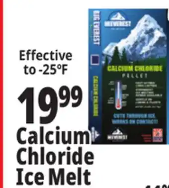 Ocean State Job Lot Calcium chloride ice melt offer