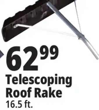 Ocean State Job Lot Garant telescopic roof rake, 16.5' offer