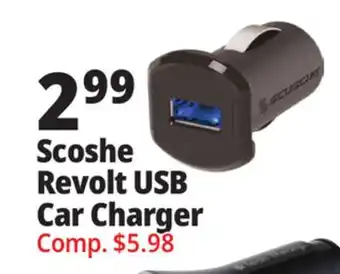 Ocean State Job Lot Scoshe revolt usb car charger offer