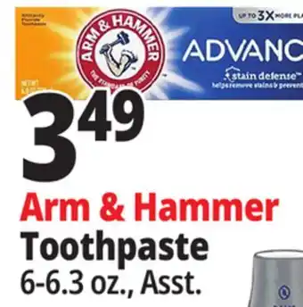 Ocean State Job Lot Arm & hammer toothpaste offer