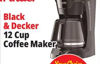 Ocean State Job Lot Black & decker 12 cup coffee maker offer