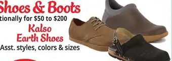 Ocean State Job Lot Kalso earth shoes offer