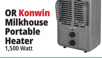 Ocean State Job Lot Konwin portable milkhouse style electric heater offer