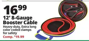 Ocean State Job Lot Goodyear 8 gauge booster cables, 12' offer