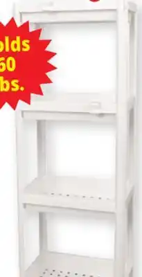 Ocean State Job Lot 4-tier ventilated shelf offer