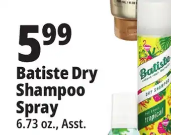Ocean State Job Lot Batiste dry shampoo spray offer