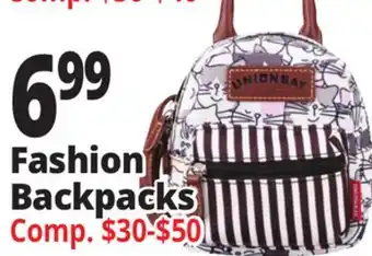 Ocean State Job Lot Fashion backpacks offer