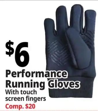 Ocean State Job Lot Performance running gloves offer