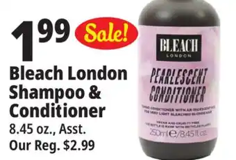 Ocean State Job Lot Bleach london shampoo & conditioner offer
