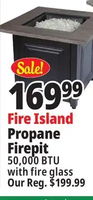 Ocean State Job Lot Fire island lp gas outdoor fire pit offer