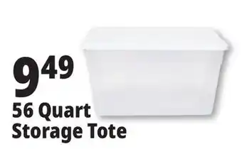 Ocean State Job Lot 56 quart storage tote offer