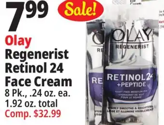 Ocean State Job Lot Olay regenerist retinol 24 face cream offer