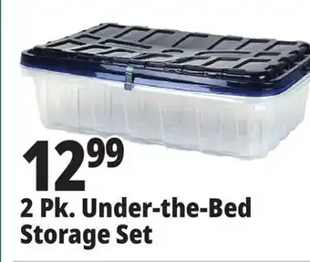 Ocean State Job Lot 2 pk. under-the-bed storage set offer