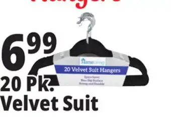 Ocean State Job Lot Homeliving velvet suit hangers, 20 count offer
