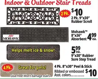 Ocean State Job Lot Indoor & outdoor stair treads offer