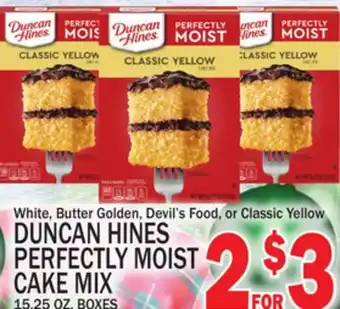 C Town Duncan hines perfectly moist cake mix offer