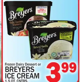 C Town Breyers ice cream offer