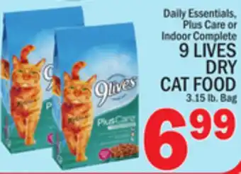 C Town 9 lives dry cat food offer