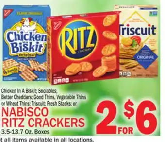 C Town Nabisco ritz crackers offer