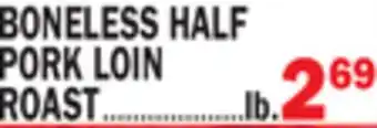 C Town Boneless half pork loin roast offer