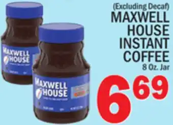C Town Maxwell house instant coffee offer