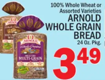 C Town Arnold whole grain bread offer