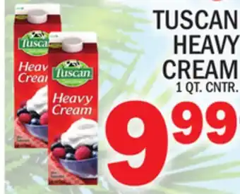 C Town Tuscan heavy cream offer