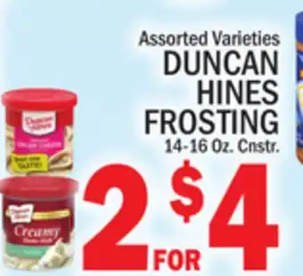 C Town Duncan hines frosting offer