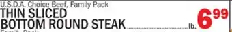 C Town Thin sliced bottom round steak offer