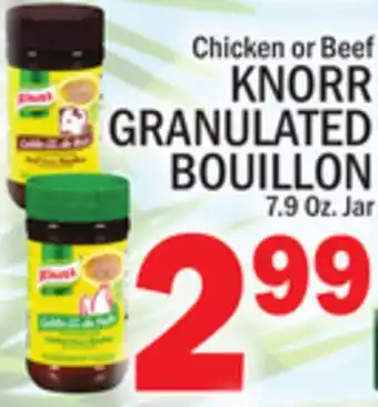 C Town Knorr granulated bouillon offer