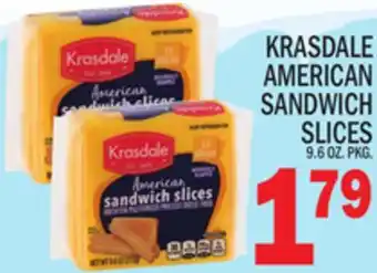 C Town Krasdale american sandwich slices offer