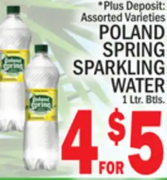 C Town Poland spring sparkling water offer