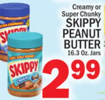 C Town Skippy peanut butter offer