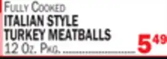 C Town Italian style turkey meatballs offer